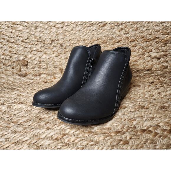 ESPRIT Hunter Woman's Size 7 M Black Side Zip Ankle Booties Casual Fashion Boots - Picture 2 of 11